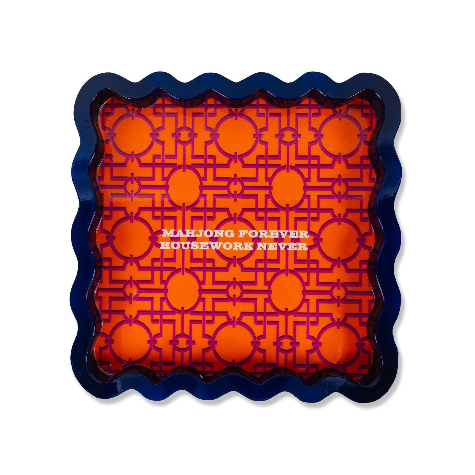 Mahjong Large Lacquer Tray