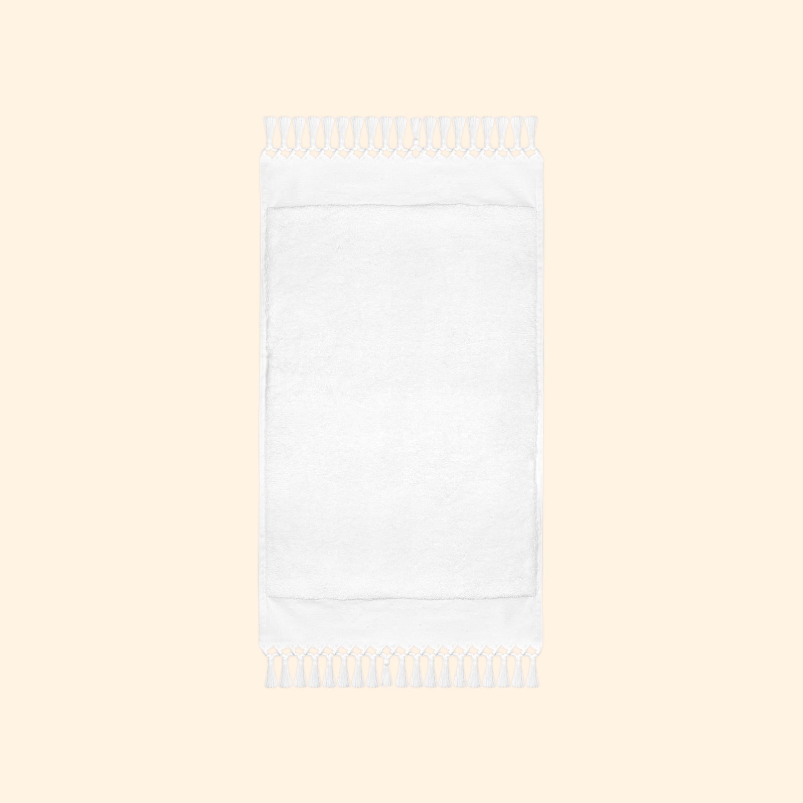 Plush & Bare Pure Cotton Hand Towel In White