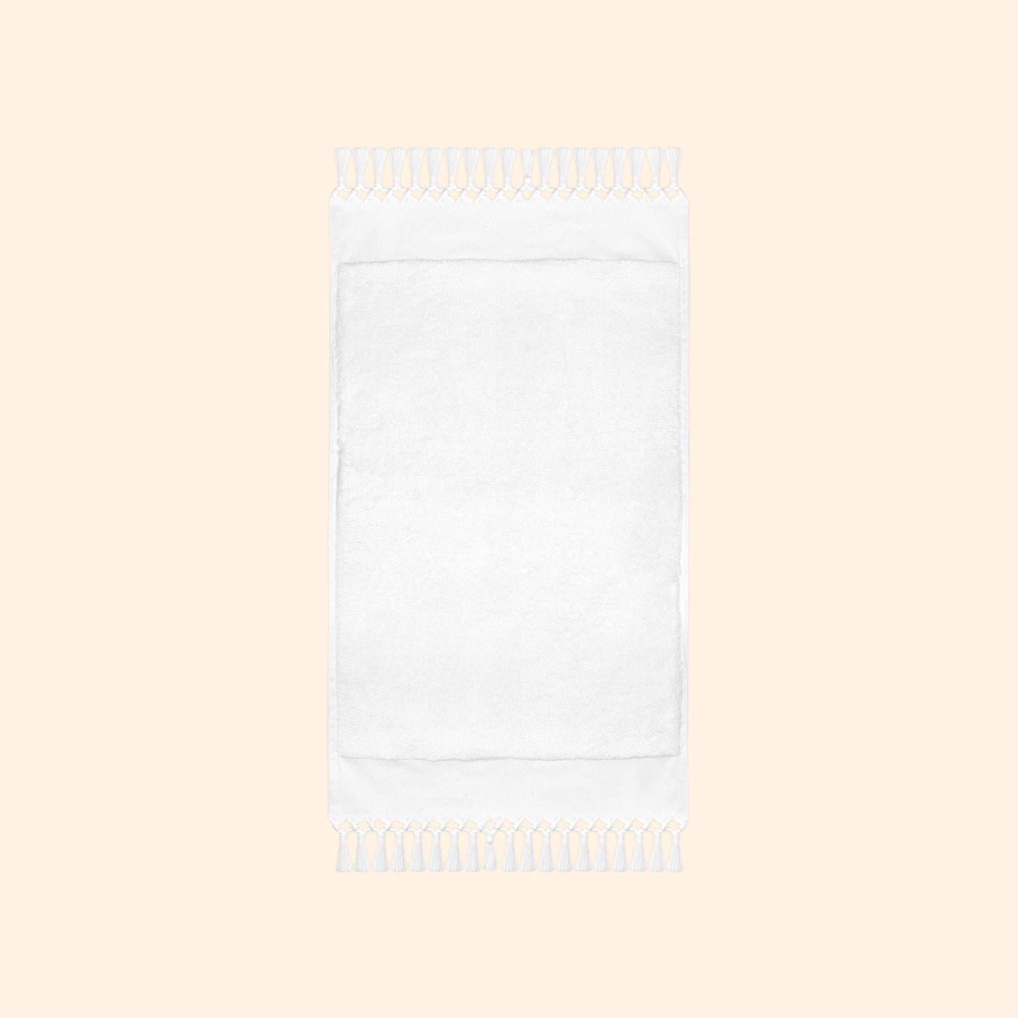 Plush & Bare Pure Cotton Hand Towel In White