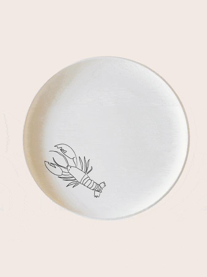 French Doodle Ceramic Sticker Set
