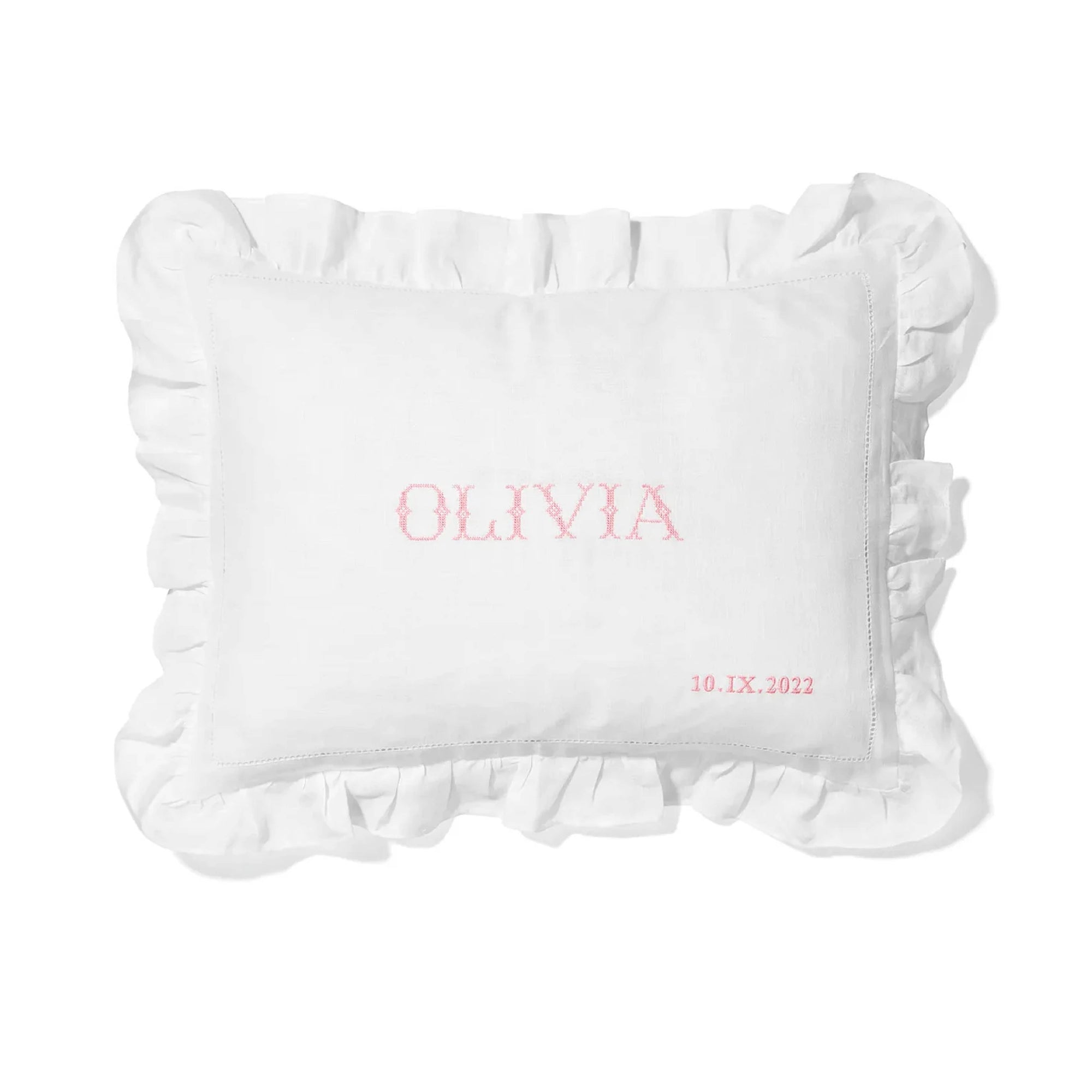 Boudoir Pillow with Frill Edge