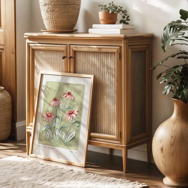 Coneflower Art Print-