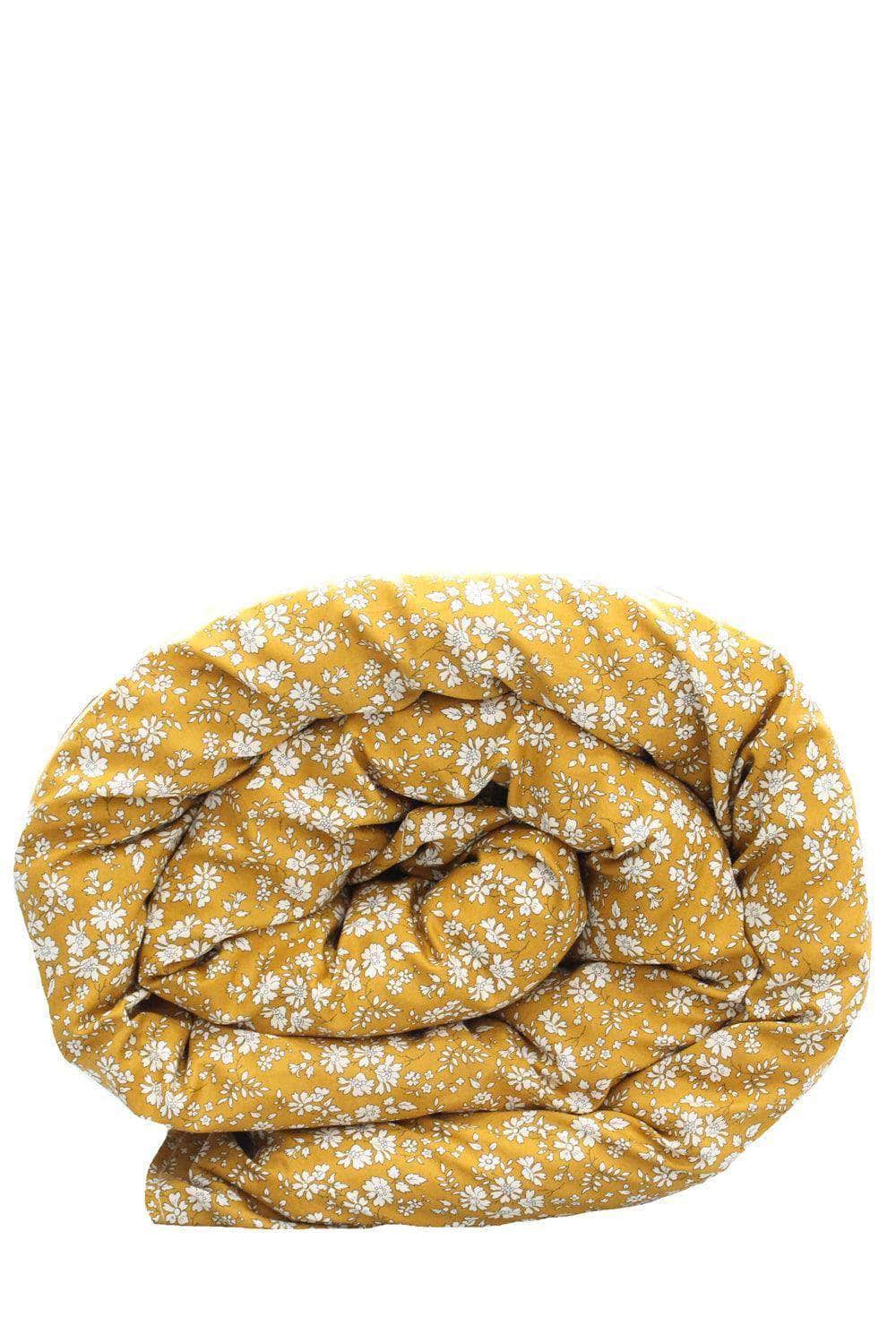 Bedding Made With Liberty Fabric Capel Mustard