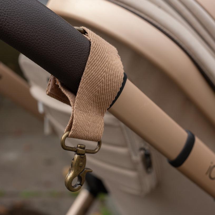 Baby Changing Bag - Latte (With Pram Clips)