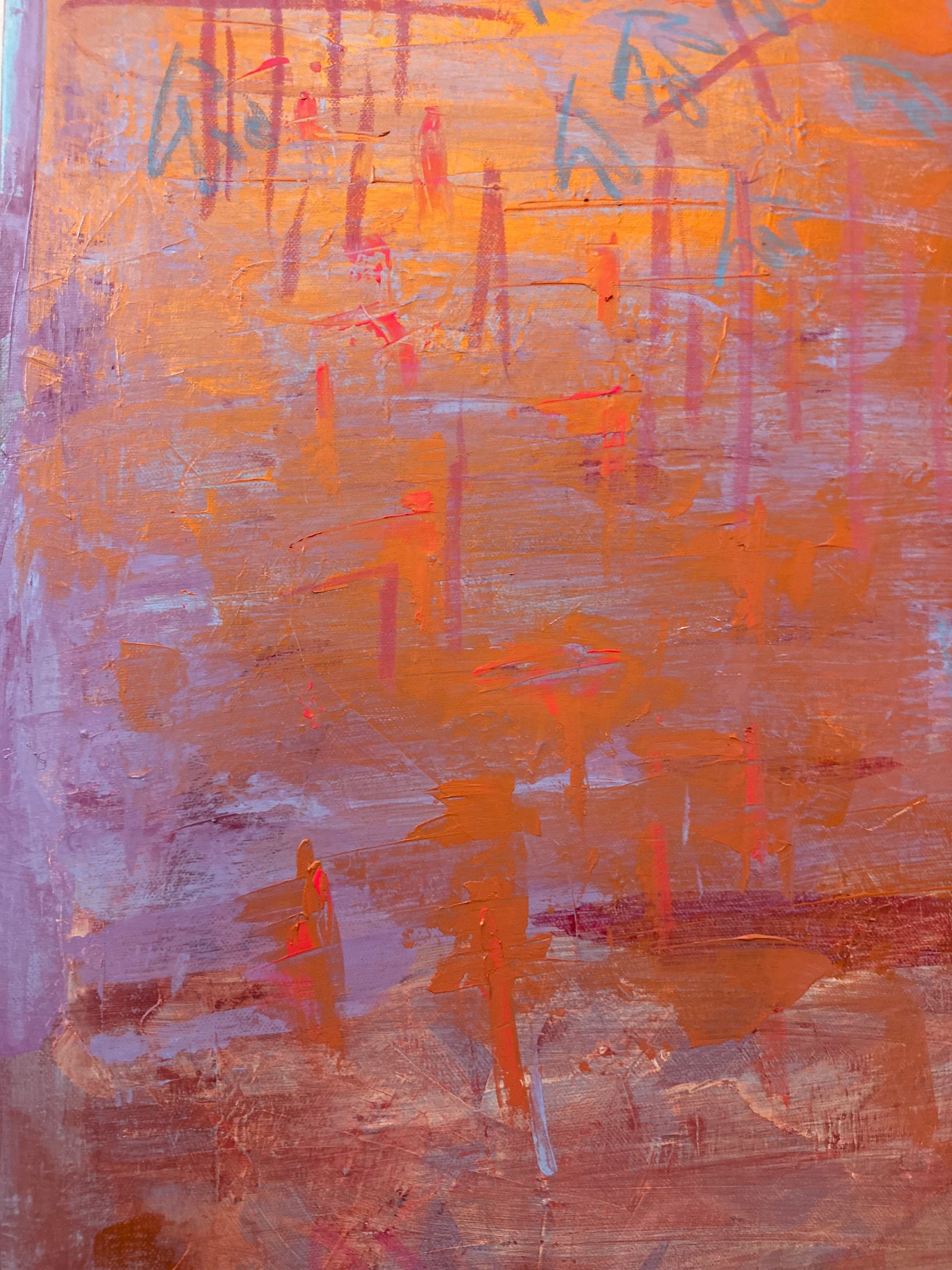 Red Sky at Night Painting