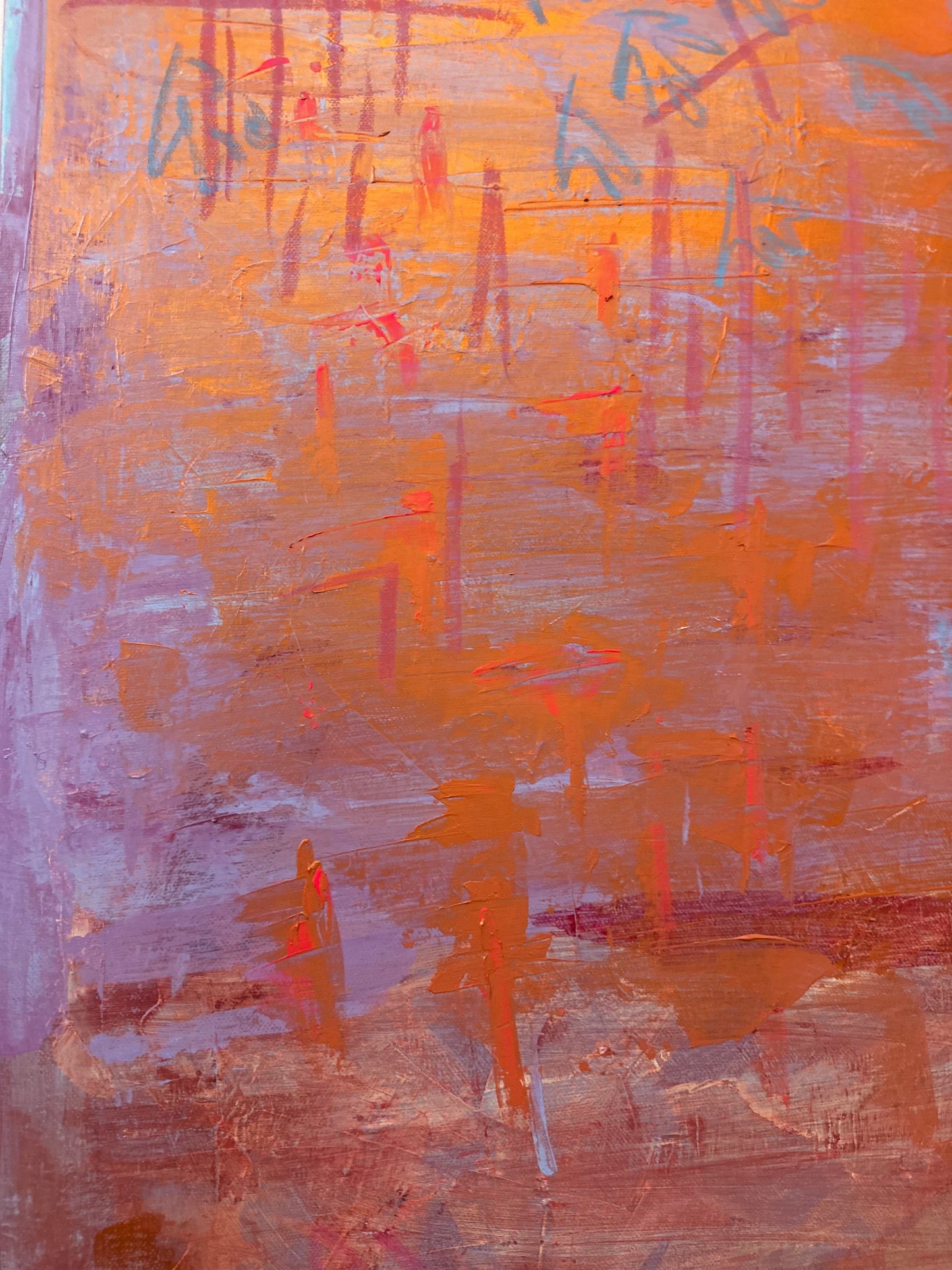 Red Sky at Night Painting