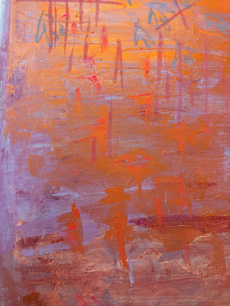 Red Sky at Night Painting