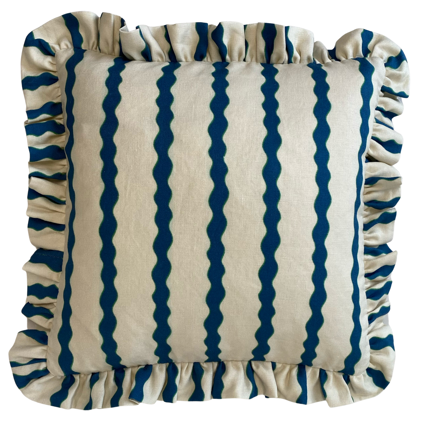 Scroll Stripe - Day Blue (Fabric)