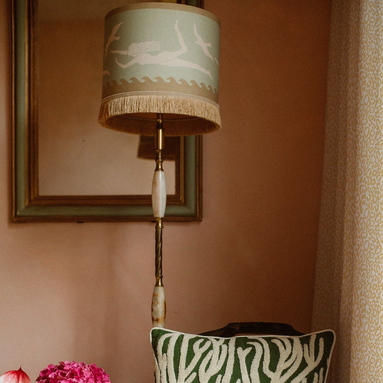 Palais x Hôtel Magique Lampshade Thalassa Dusty Green & Sand