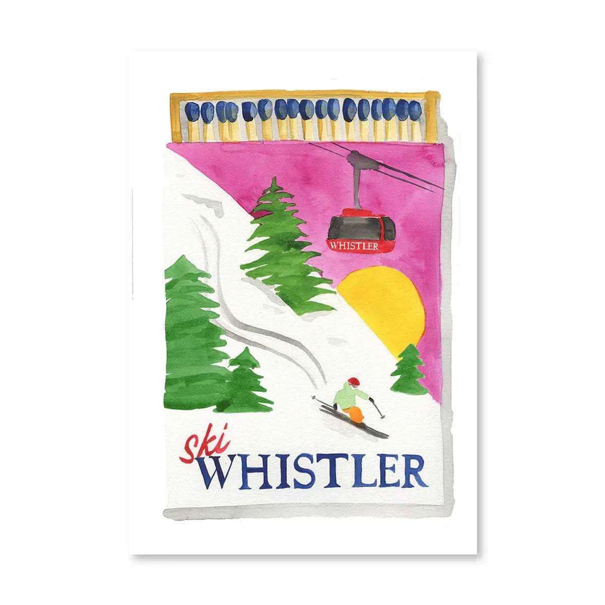 Whistler Matchbook Print