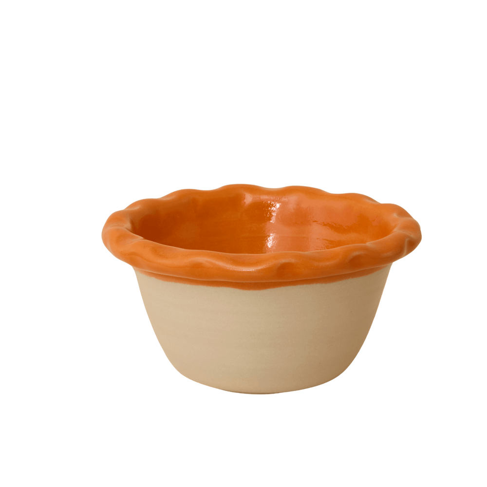 Dimple Bowls (Set of two) - Orange