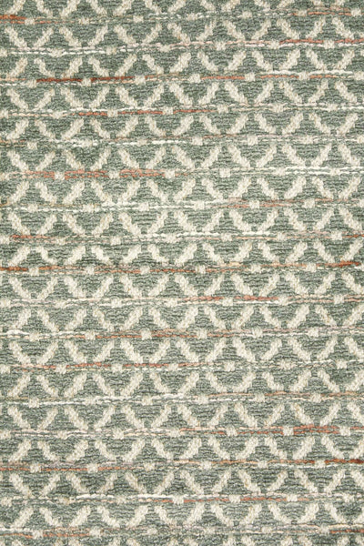 Jacquard Throw - Leaf Green
