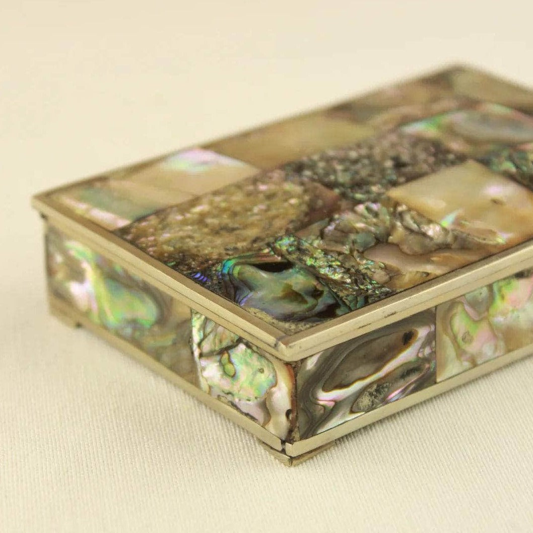 Vintage Abalone Jewellery Box