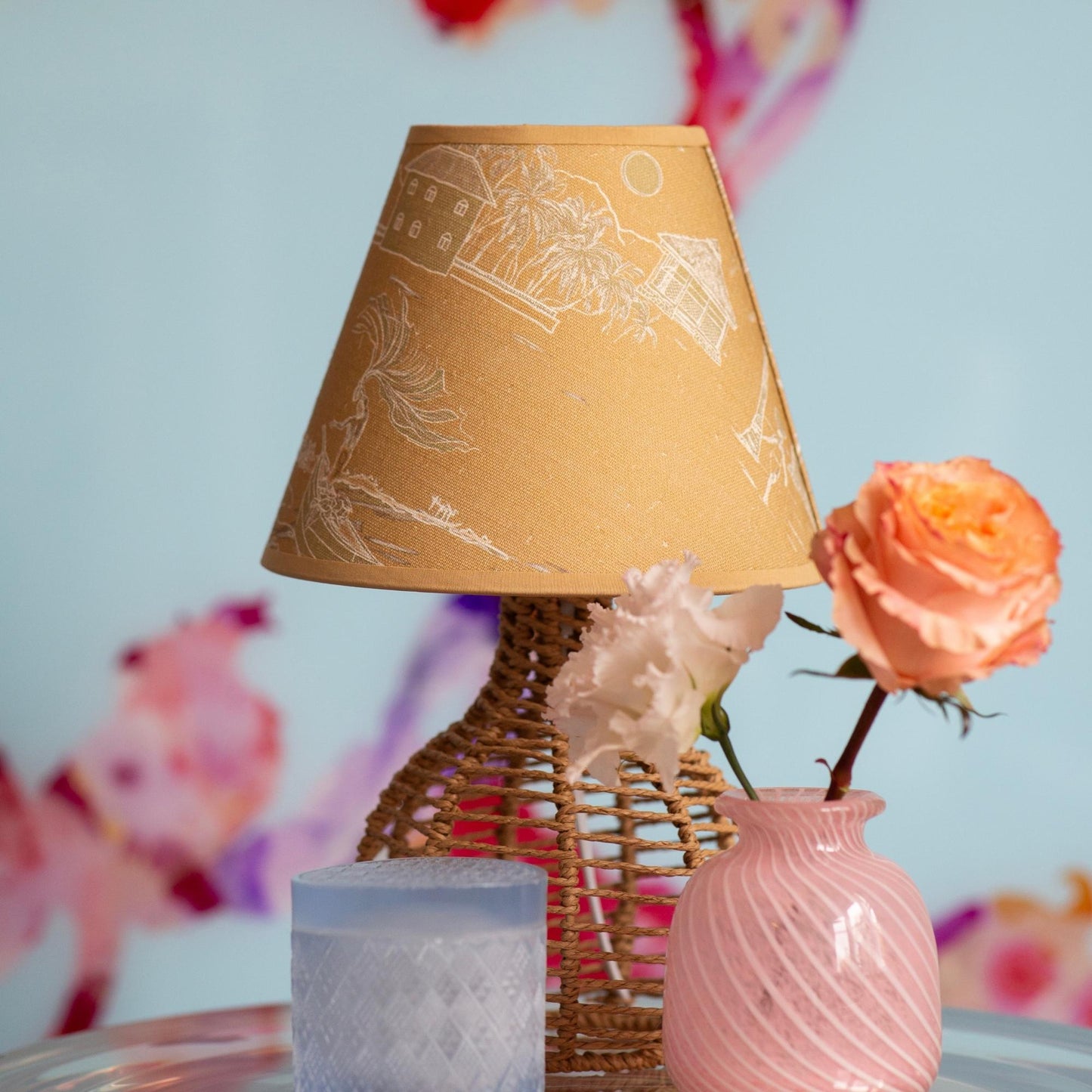 Banana Island | Sand Beige 8" Empire Lampshade