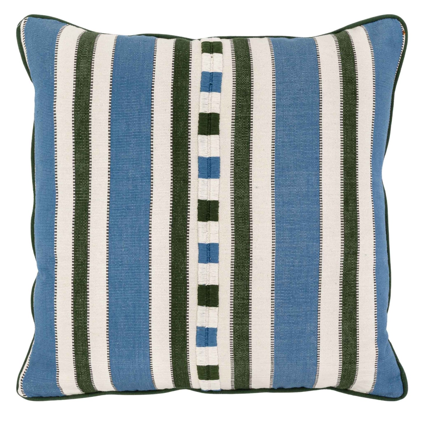 Raya Blue Green Square Cushion