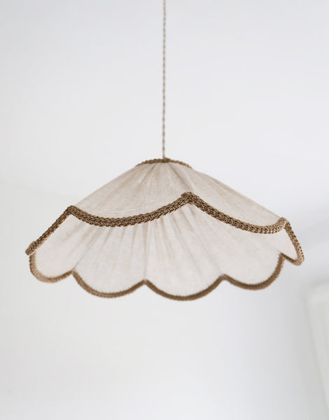 Françoise "Classic Beige" Floral Pendant Light