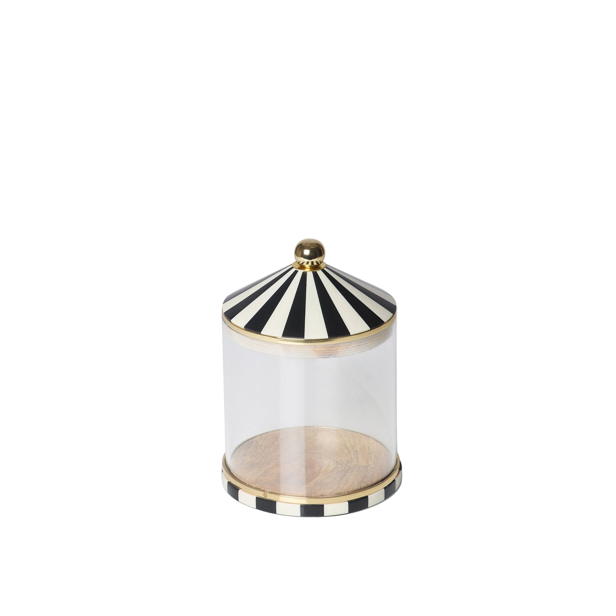 Circus Storage Jar | Black and White-