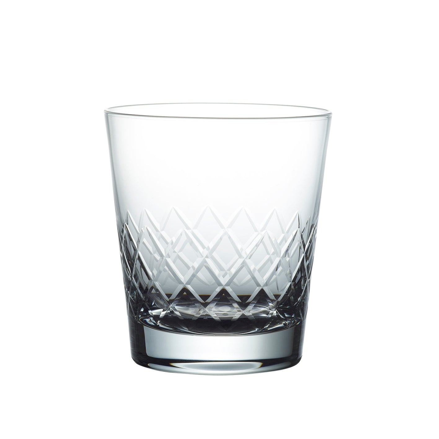 Crystal Whisky Glasses with Lattice Design