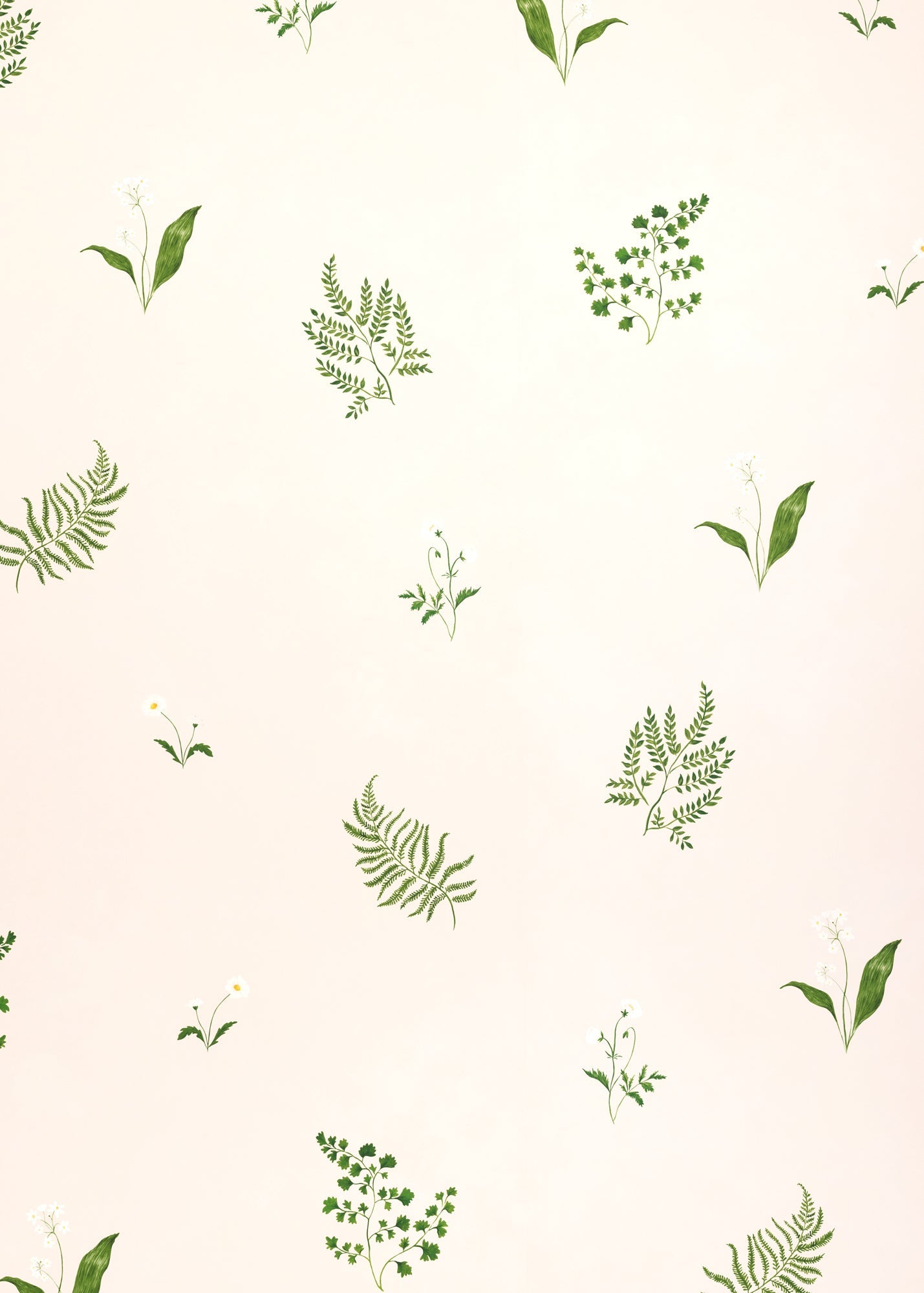Herbarium Forest Wallpaper - Ivory