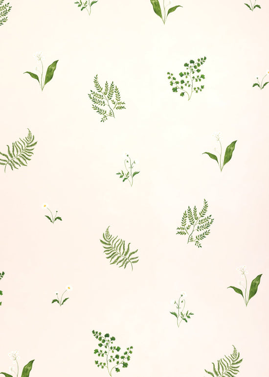 Herbarium Forest Wallpaper - Ivory