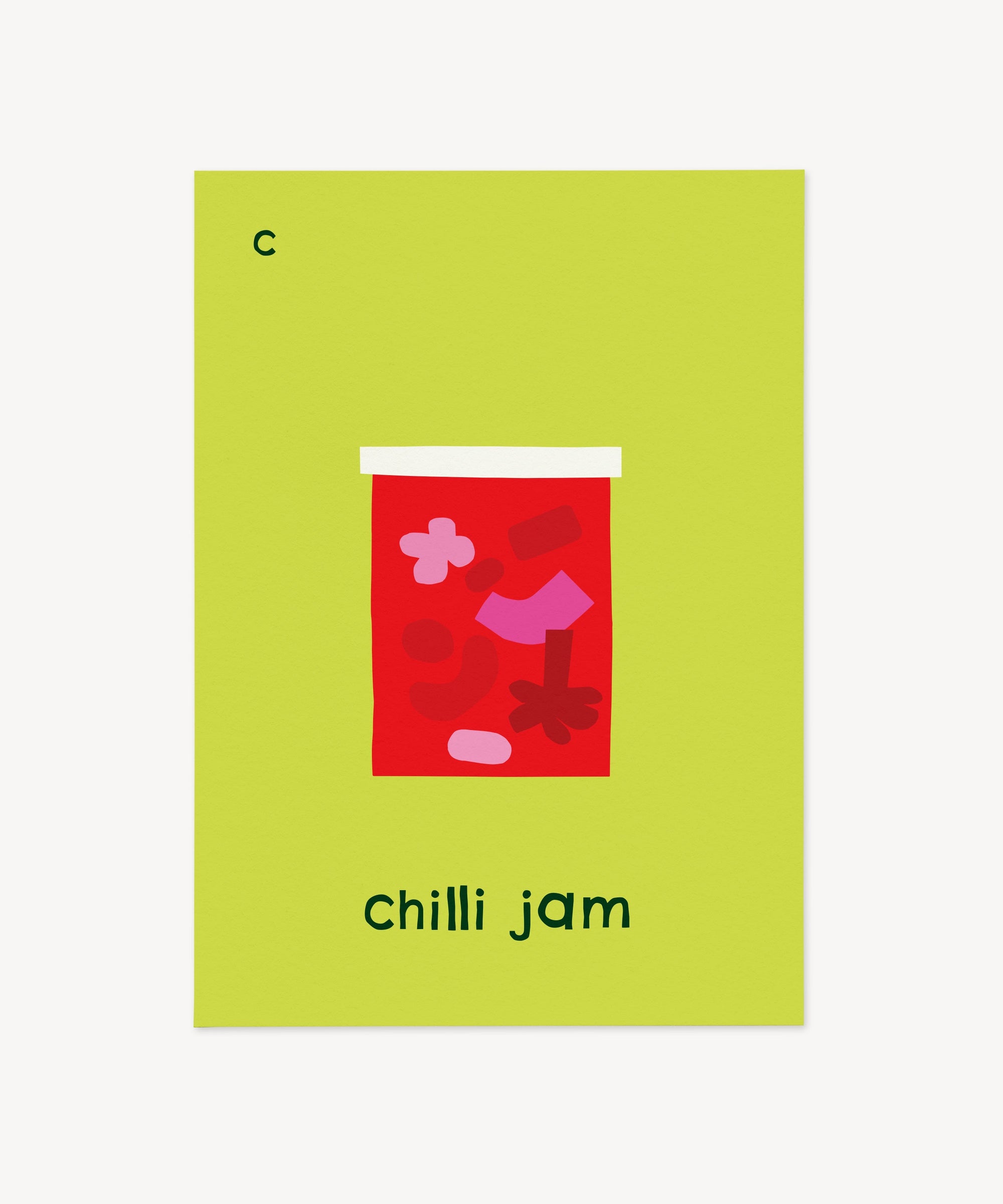 C for Chilli Jam Art Print