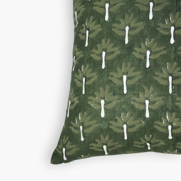 Zeenat Throw Pillow Cover - Chive