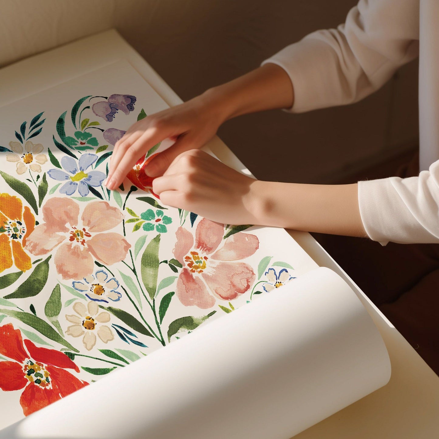 Joyful Florals Art Print