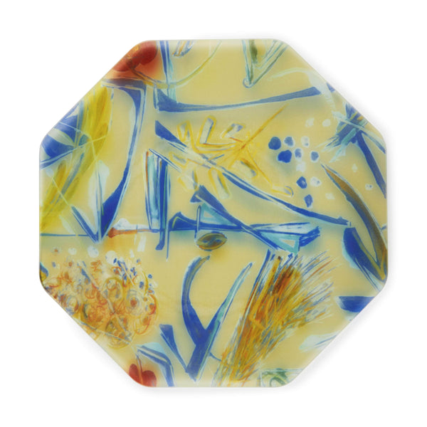 Asymmetrical Octagonal Panarea Dessert Plate