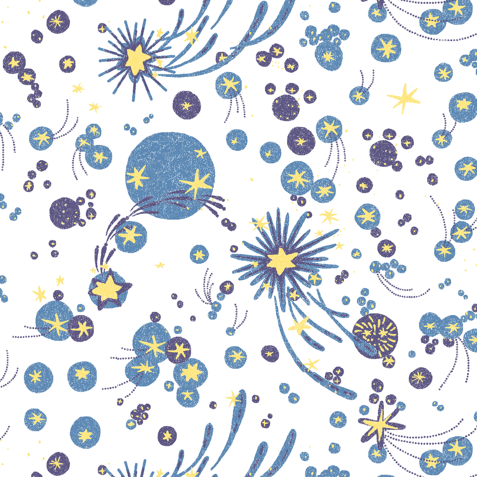 Solaris - Wallpaper - Denim Blue