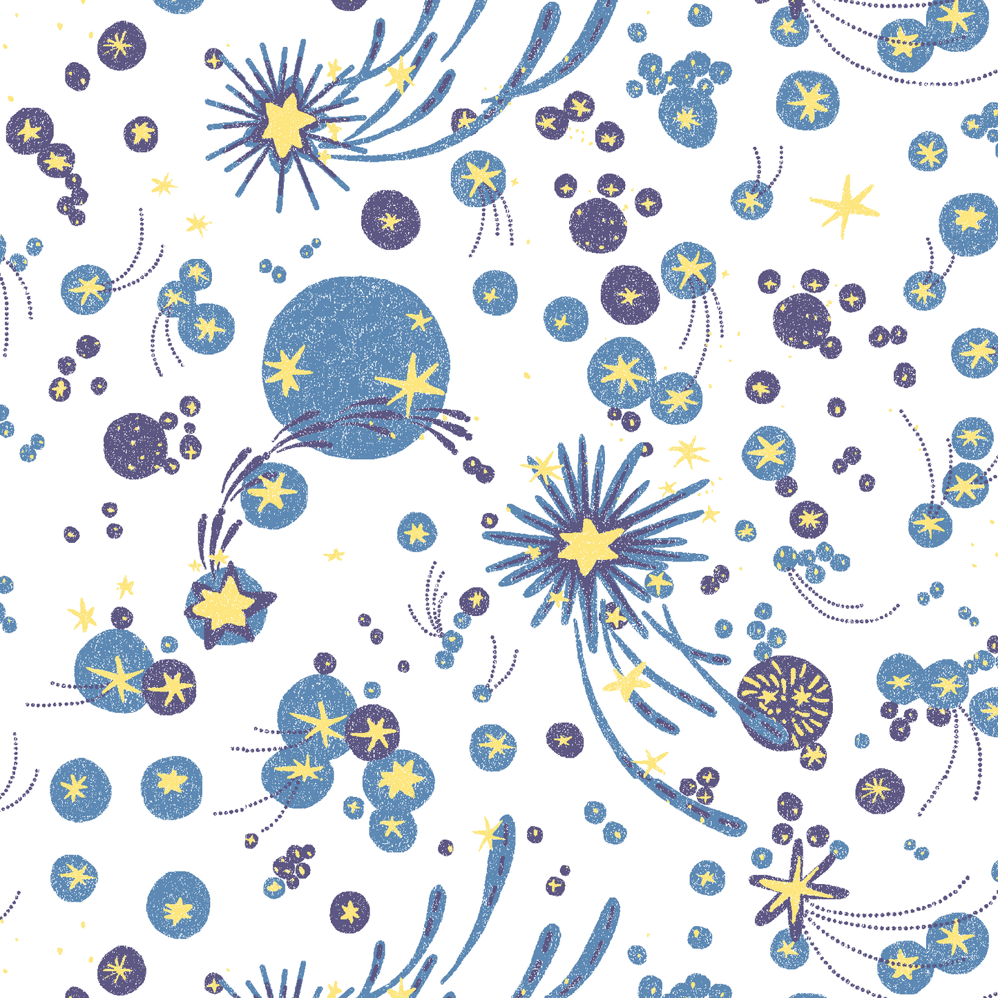 Solaris - Wallpaper - Denim Blue