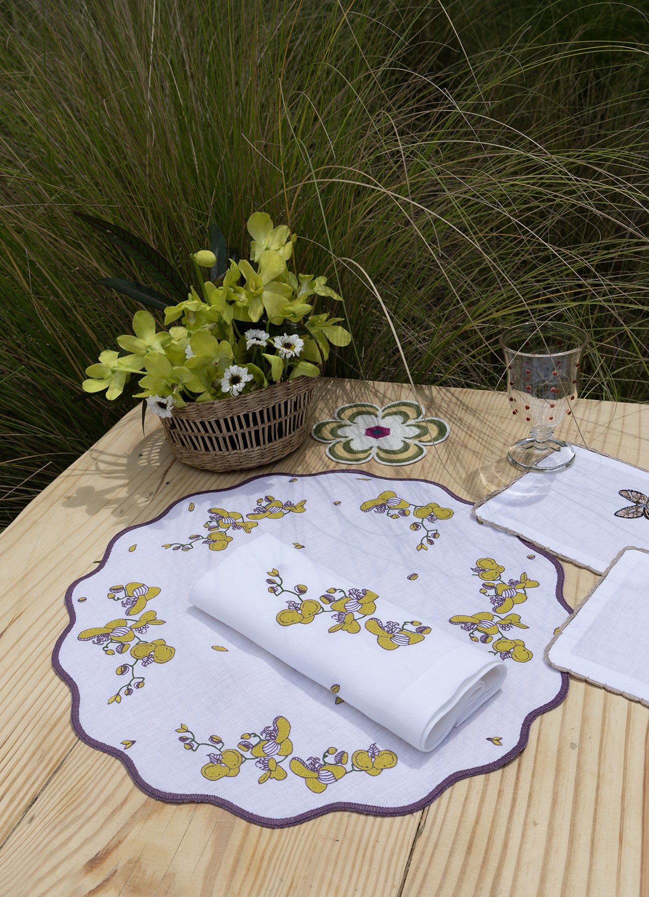 Orchid Carousel - Placemat (Set of 4)