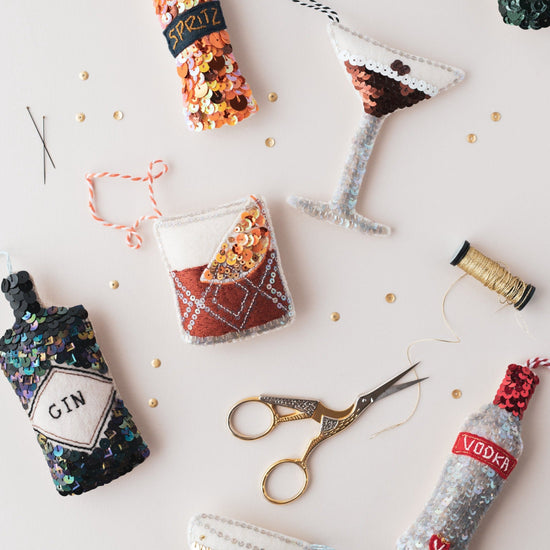 The Perfect Negroni Sequin Ornament