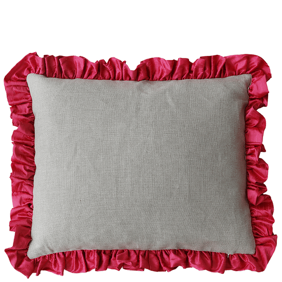 Ruffle Silk Cushion Candy