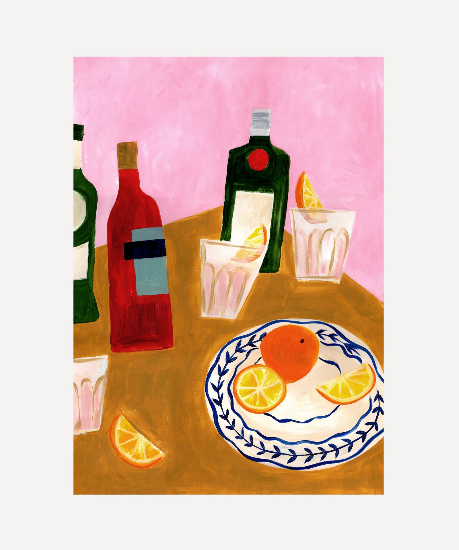 Negroni Nights – Still Life Art Print