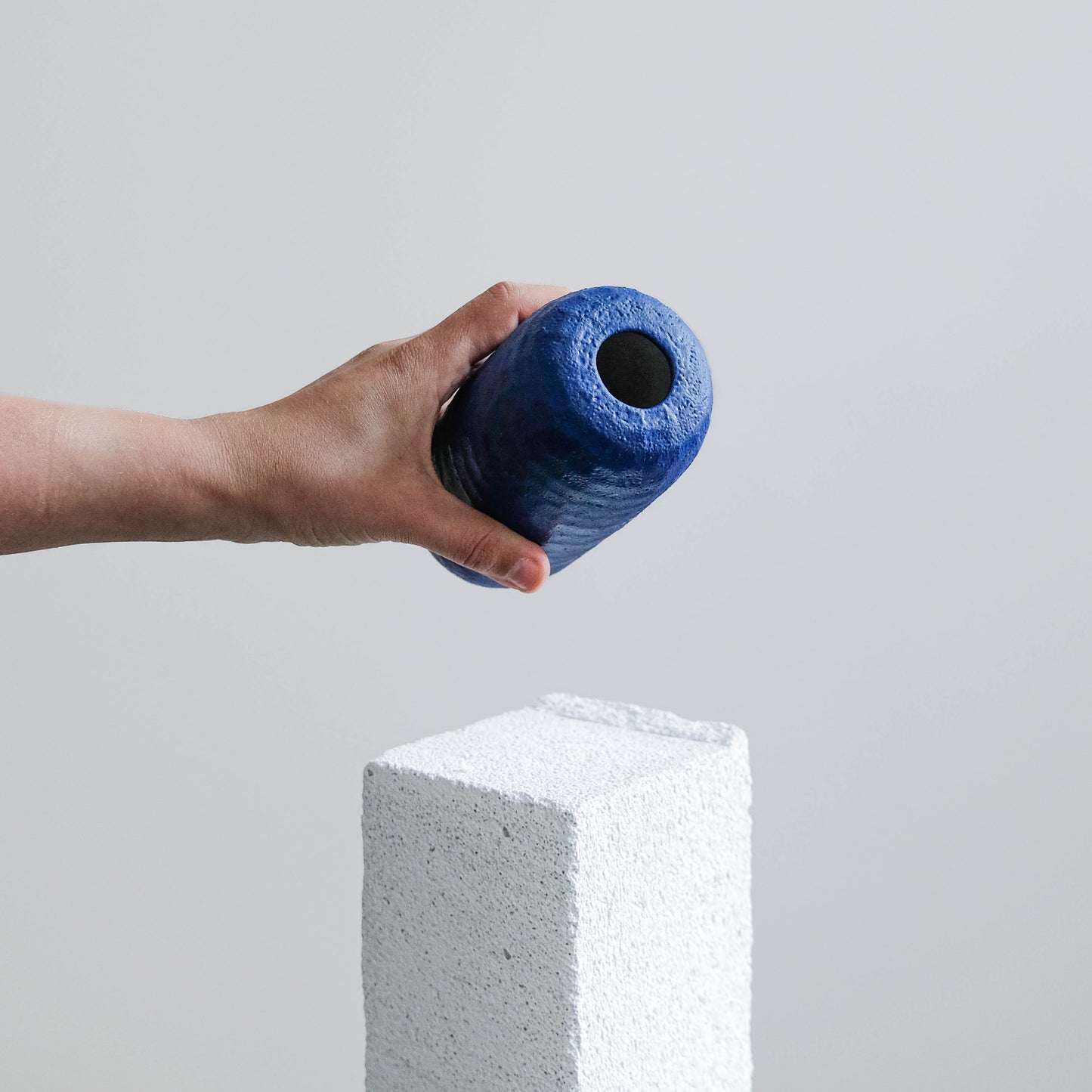 Murray - Ceramic Vase - Dark Blue