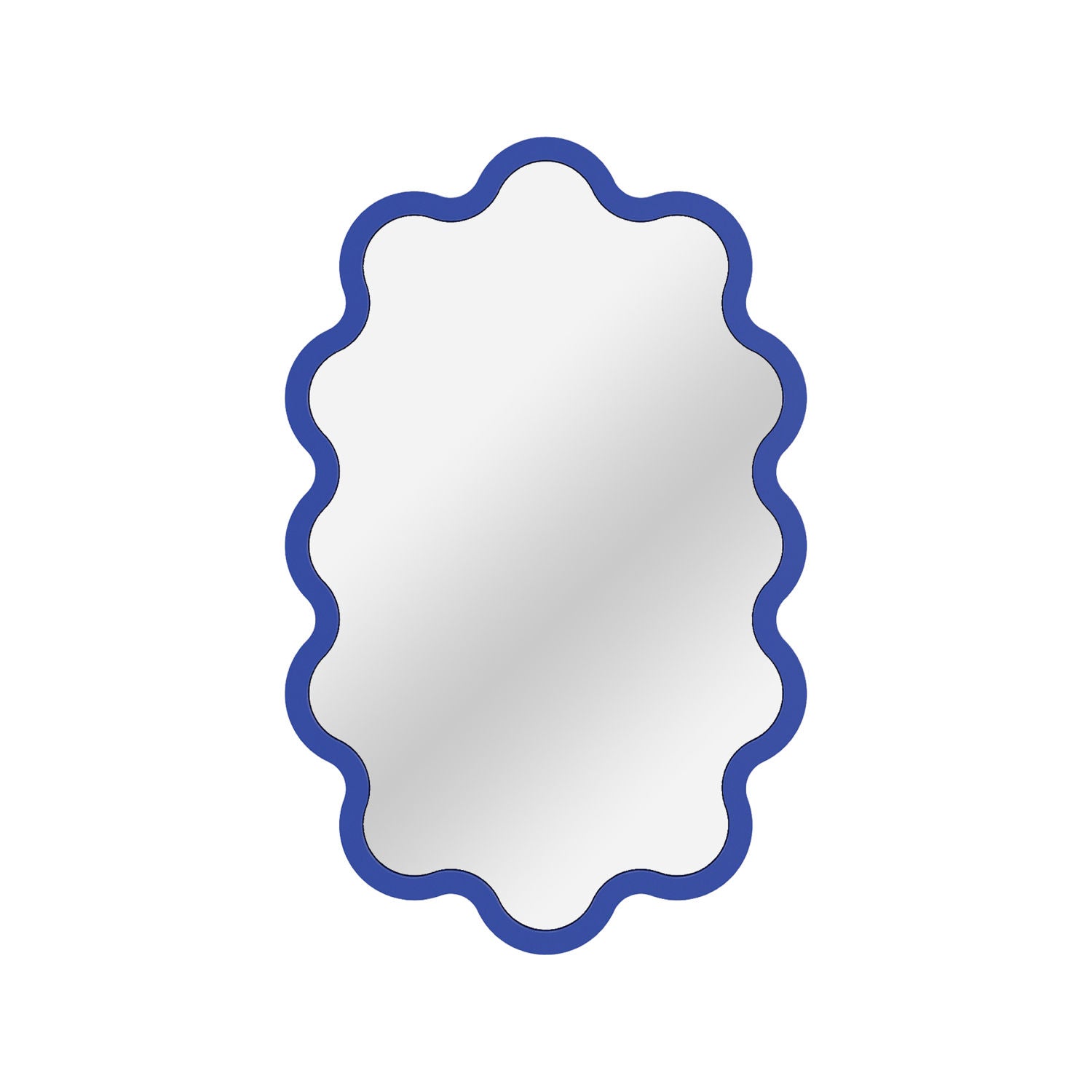 Hvyli Oval - Wavy Wall Mirror