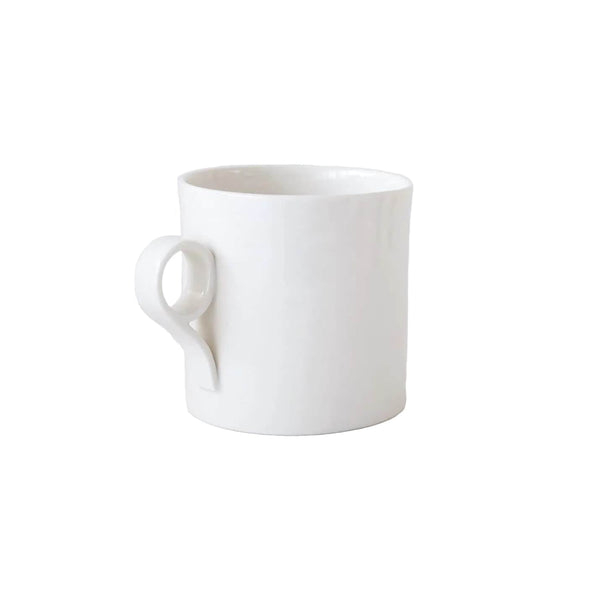 Large Mug in White - Loop Handle