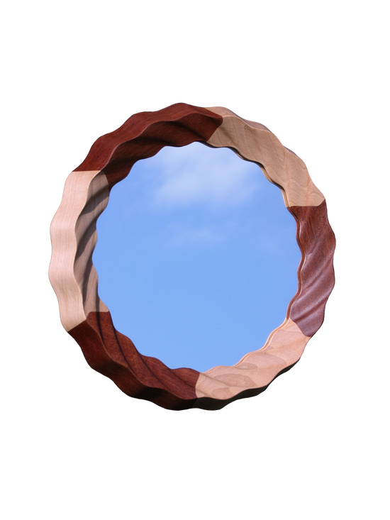 Kruller Extra Mirror - Beech & Sapele