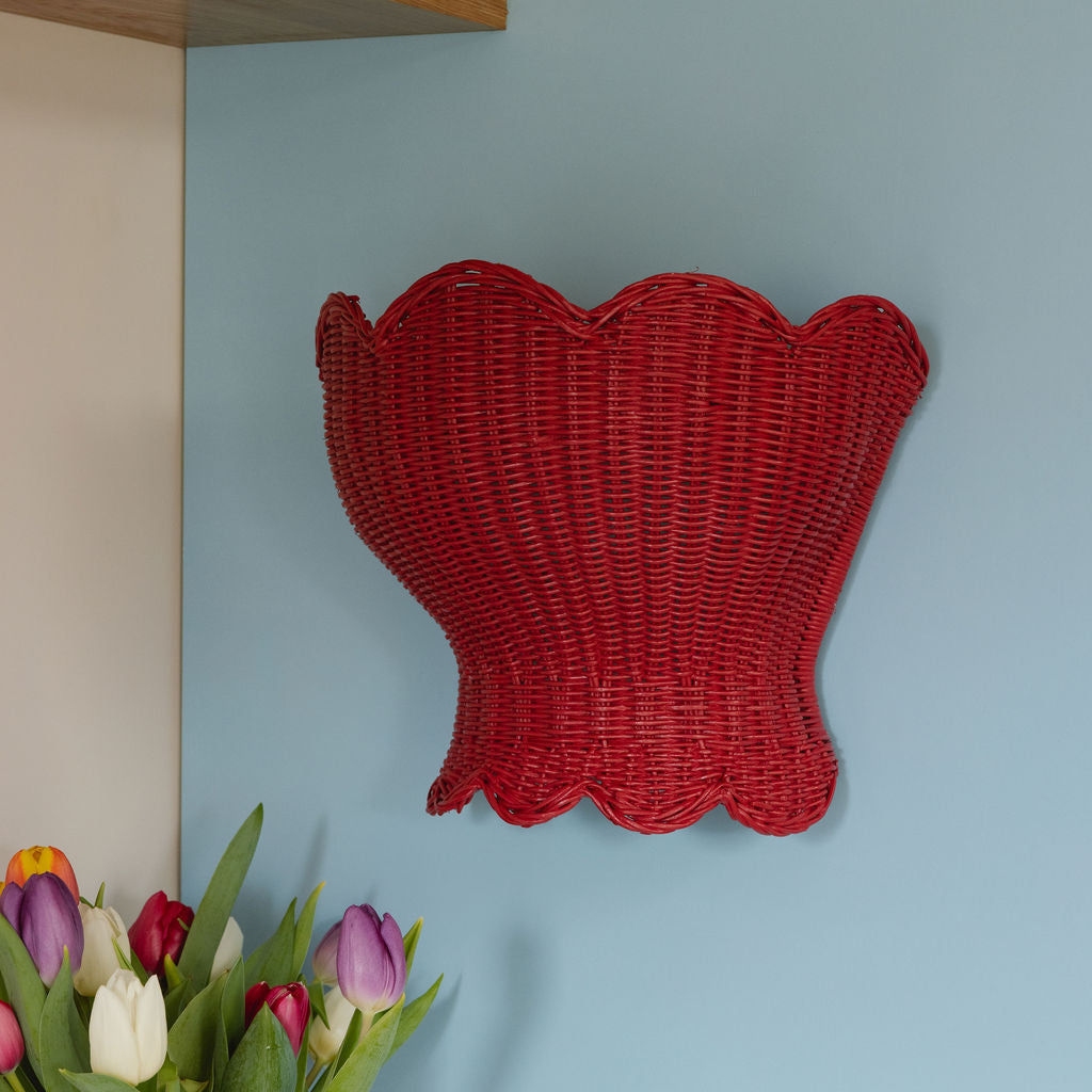 Anar Wall Light Shade, Red