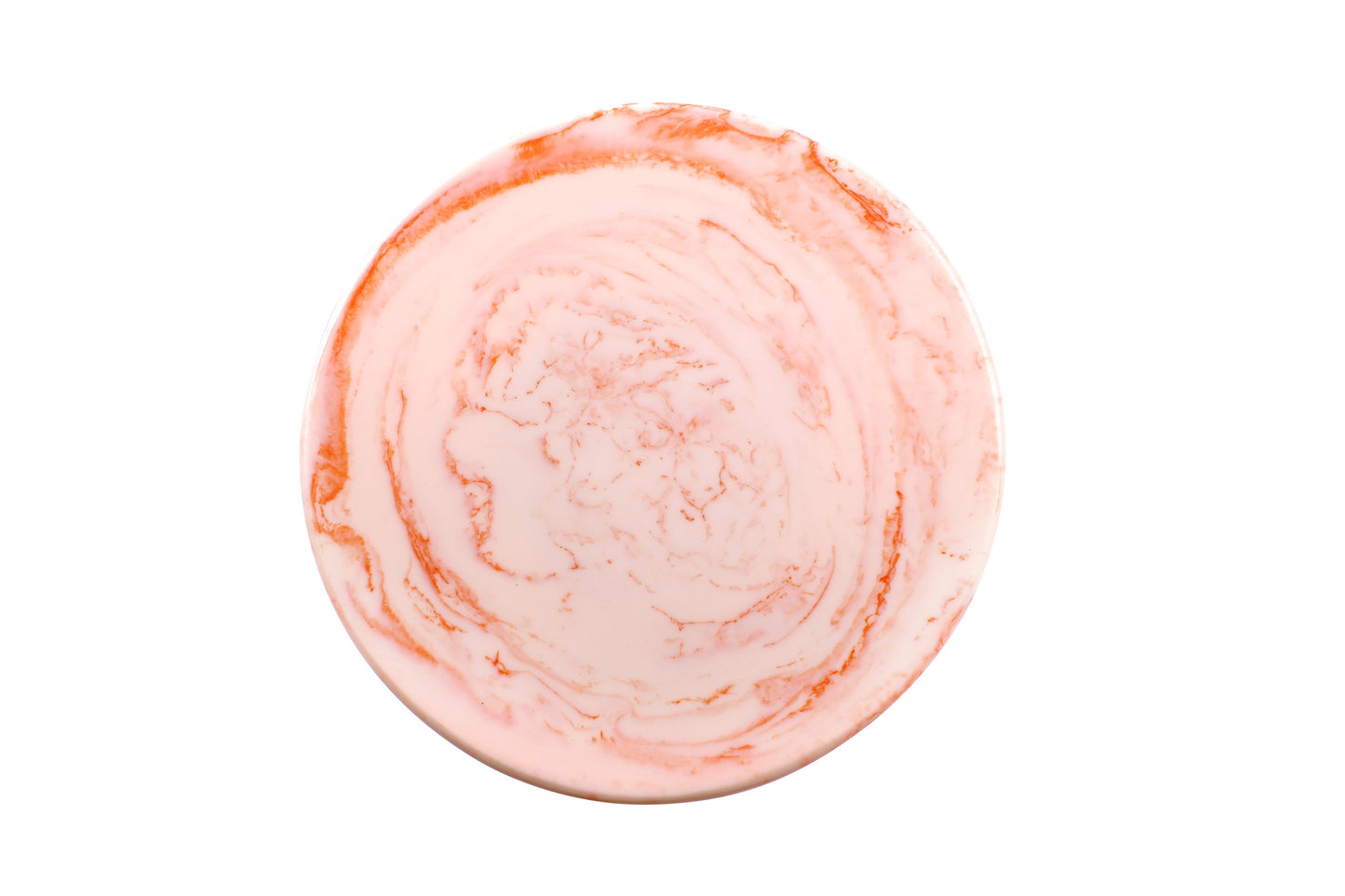 Scallop Resin Cake Stand, Pink- 9.5x4.5 Inches