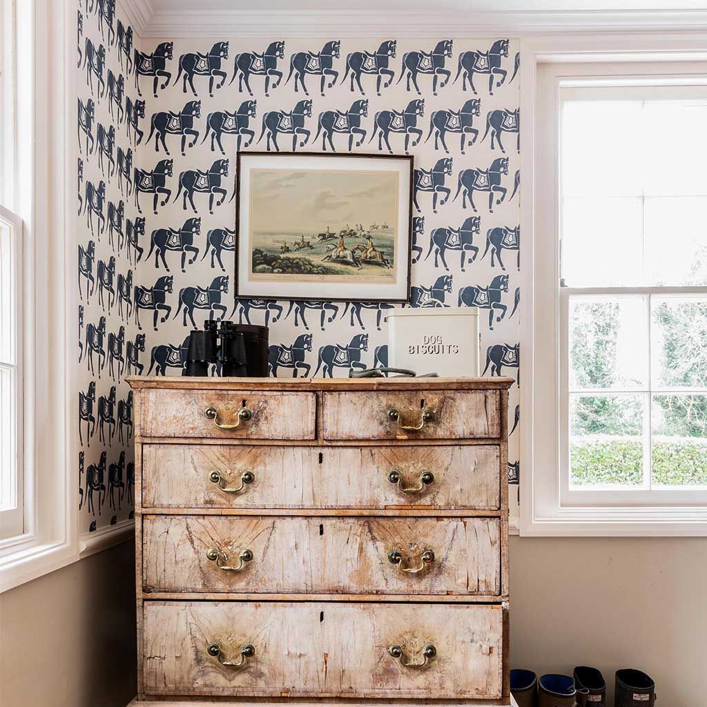 Marwari Horse Wallpaper Blue