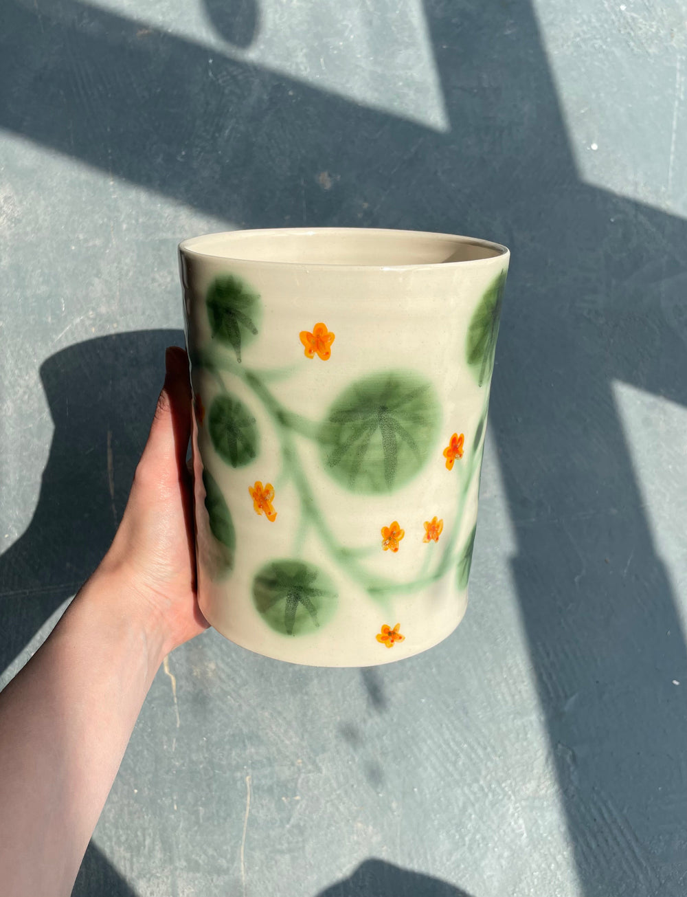 Nasturtium Vase #4