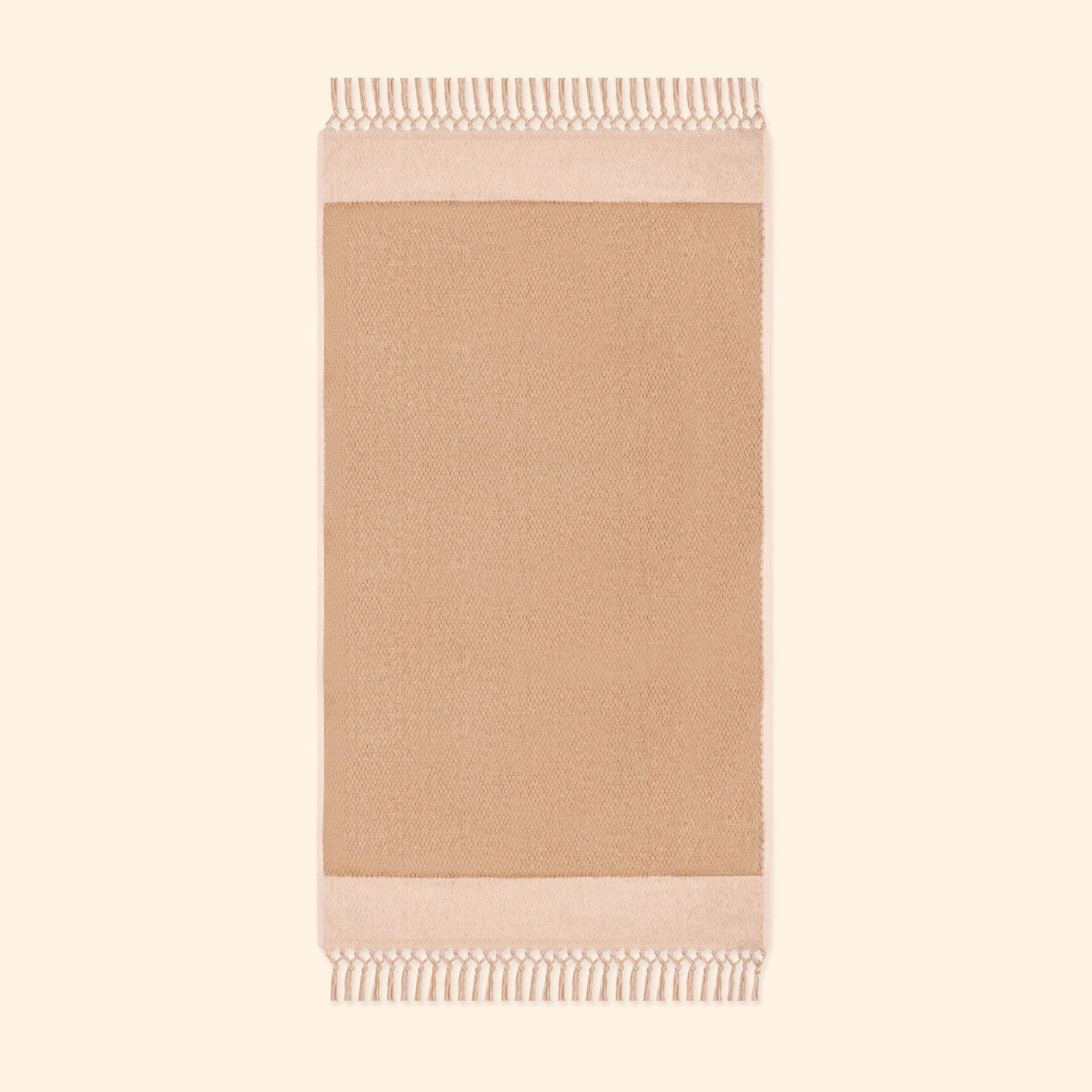 Pure Linen King Bath Towel In Beige