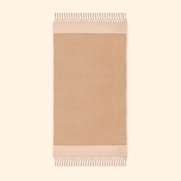 Pure Linen King Bath Towel In Beige