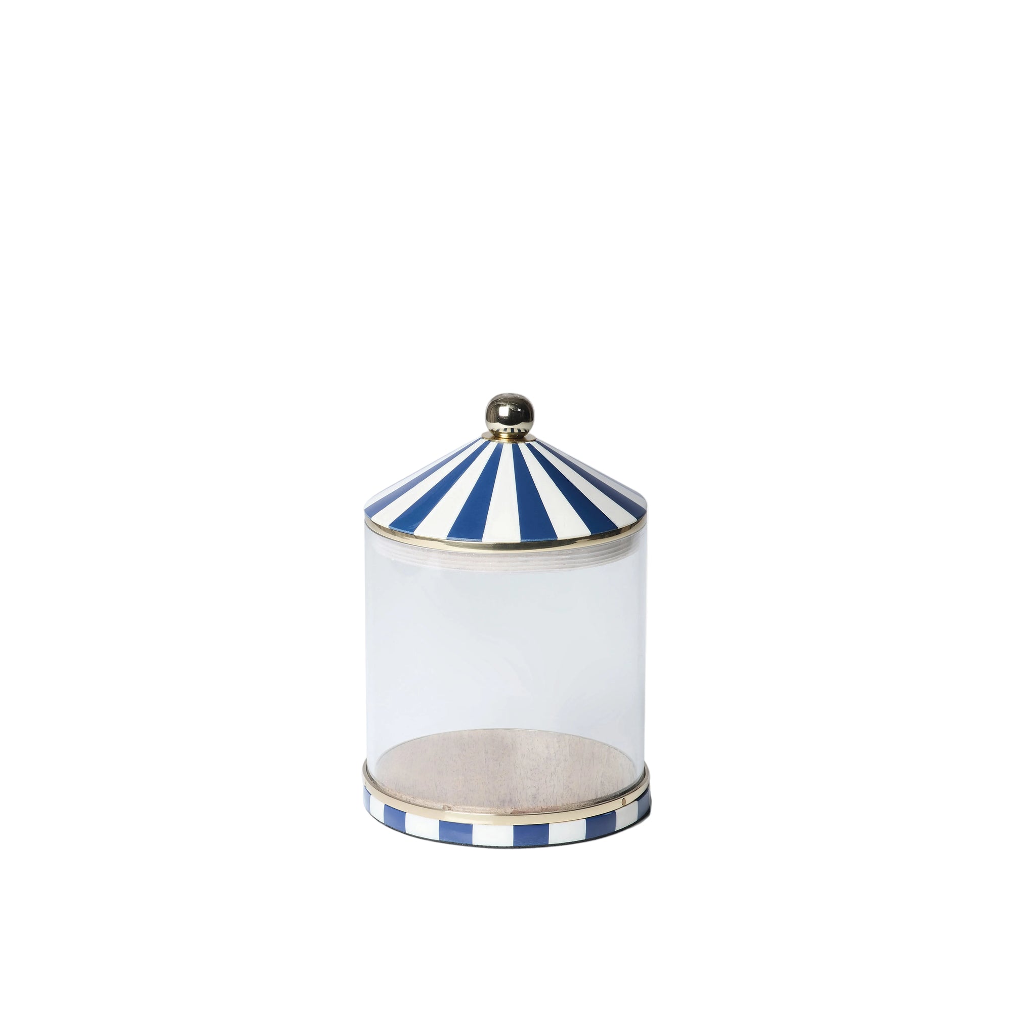 Circus Storage Jar | Blue and White