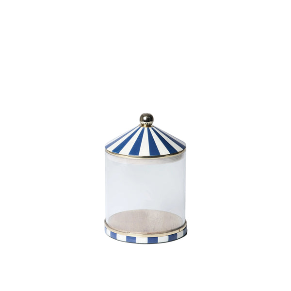 Circus Storage Jar | Blue and White