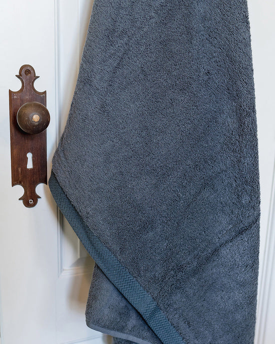 Dark Grey Cotton Bath Towel