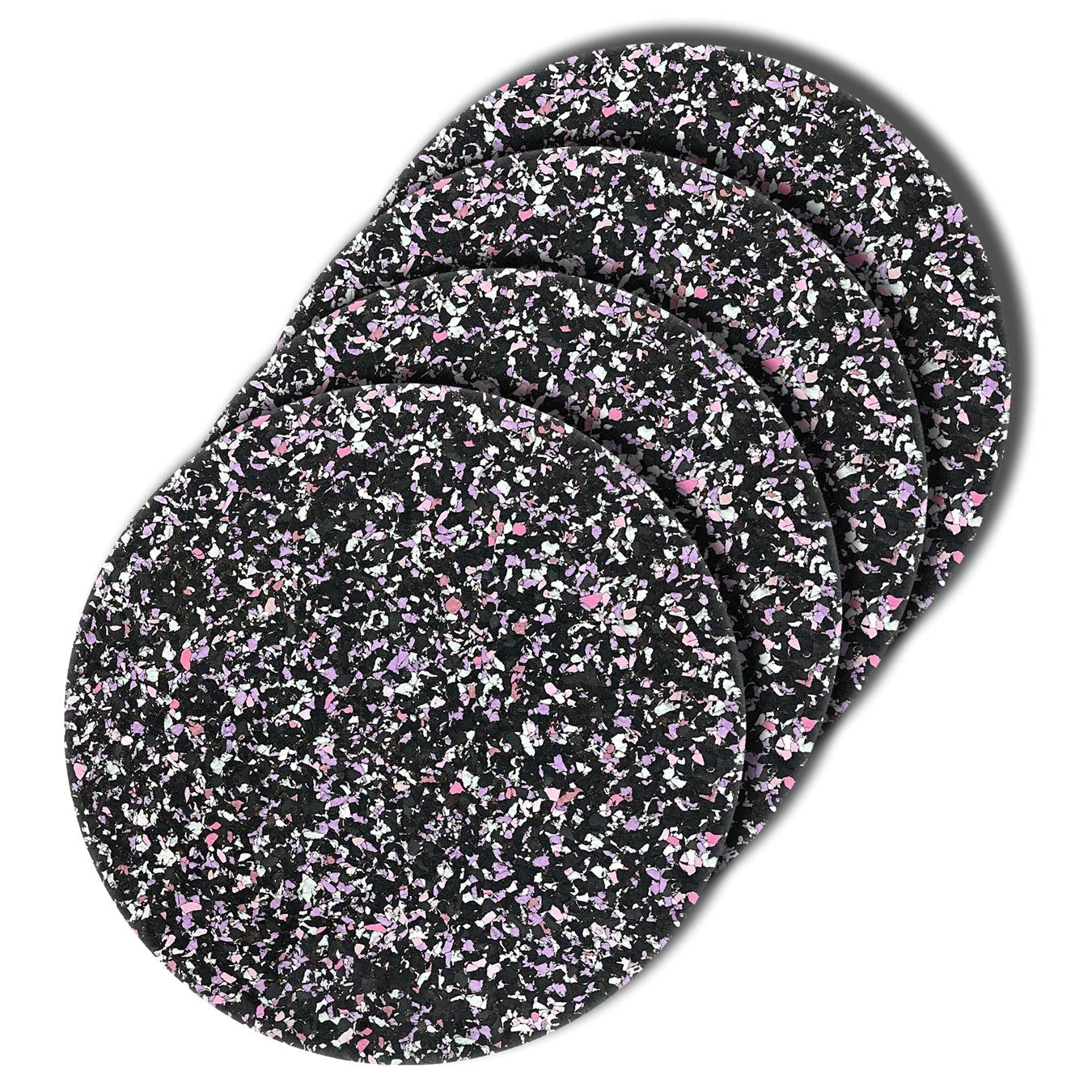 Speckled Cork Combo Set 2- Black/ Purple