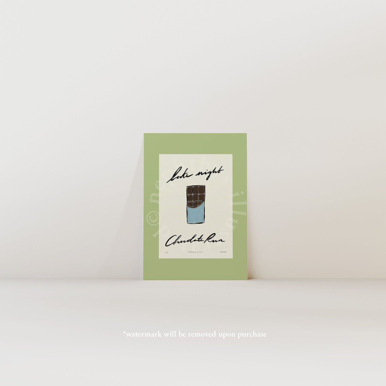 Late Night Chocolate Run Print