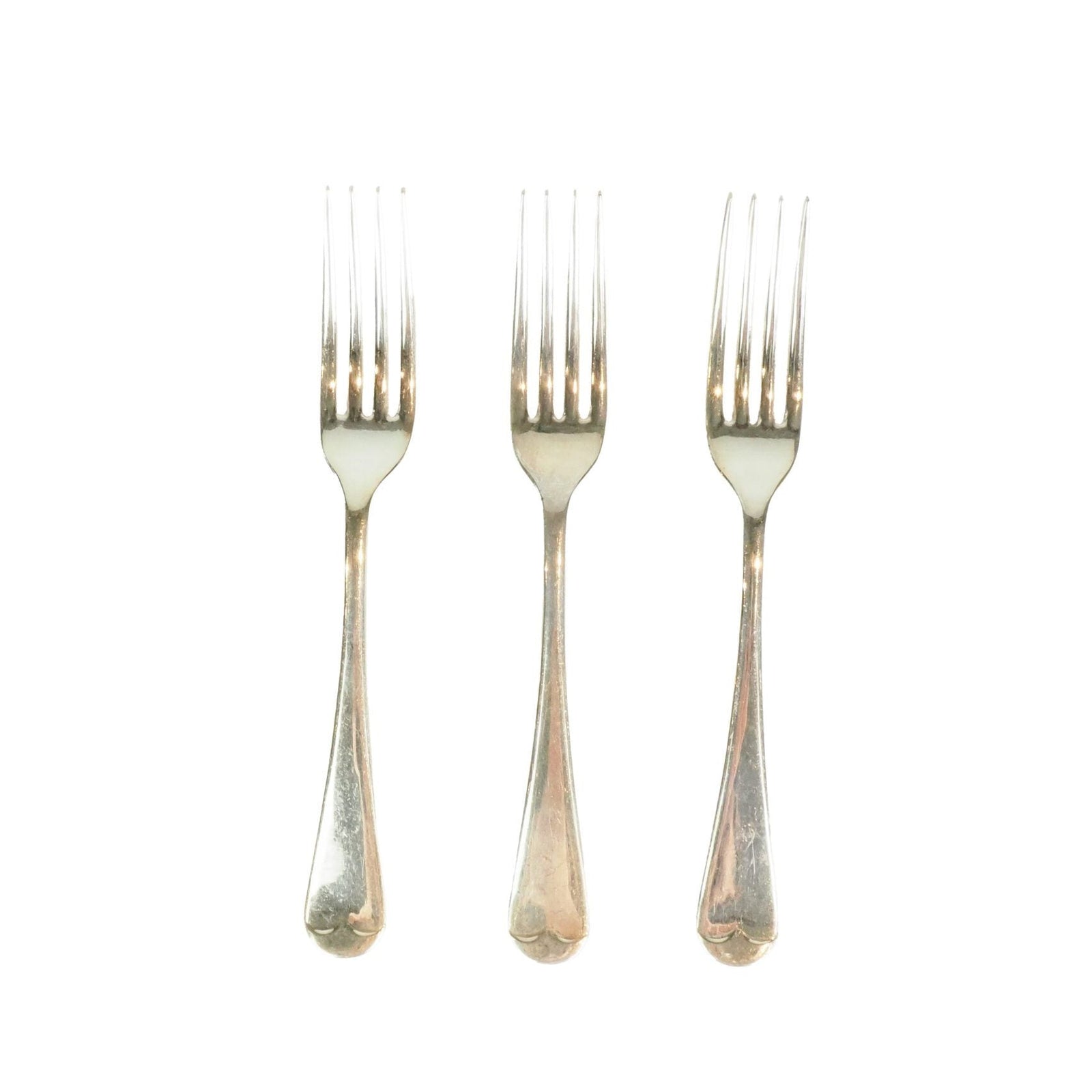 3 Antique Silver Plate Forks